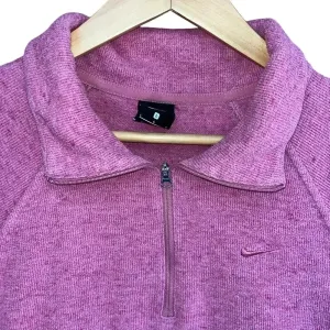 Nike Women’s Pink Half Zip Anorak Loungewear‎ Casual Pullover Sweater Large thumbnail 3