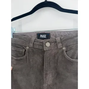 Paige‎ Bell Canyon Pants Womens 25 Gray Corduroy High Rise Flare Tall Boho Retro thumbnail 6