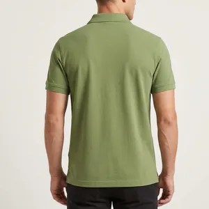 Banana Republic Men’s Green Elephant Logo Stretch Polo Shirt Size Medium thumbnail 2