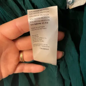 NWT Free People Teal Textured Peasant Daia Top Small thumbnail 9