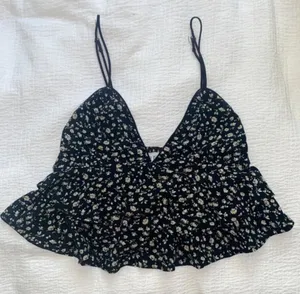 Floral Babydoll Top thumbnail 1