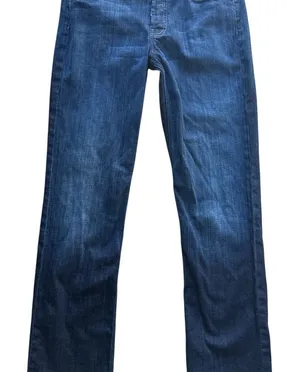 7 for all mankind dark wash denim jeans 32 x 31 slouchy cotton spandex thumbnail 1