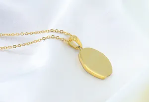 Daisy Flowers Irregular Pendant Necklace Gold thumbnail 5