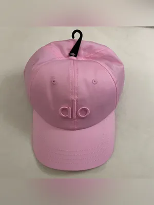 ALO Yoga NWT Off Duty Cap Hat Candy Heart Pink One Size Adjustable Back thumbnail 5