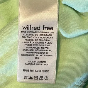 1057 |‎ Wilfred Free Aritzia Slim Fit Orbit Crop Top Tank Lime Green Womens M thumbnail 6