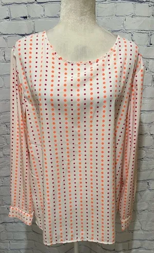 Gap women's multi color polka dot tunic top Size Large thumbnail 1