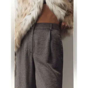Anthropologie Maeve Shimmer Wide-Leg Trousers thumbnail 3