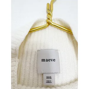 Anthropologie Maeve Katey Mock Neck Bell Sleeve Sweater Cream Size XXS thumbnail 6
