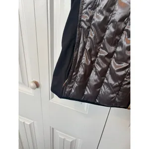 Calvin Klein Performance Premium Down‎ Gray Metallic Puffer Vest Size Large thumbnail 5