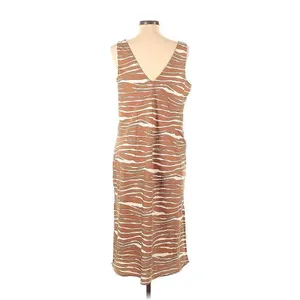 ✨A New Day Women's Slip Sz Small Dress Brown Zebra Striped✨ thumbnail 7