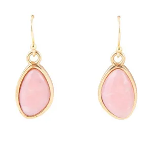 Pink Opal Drop Earrings thumbnail 1