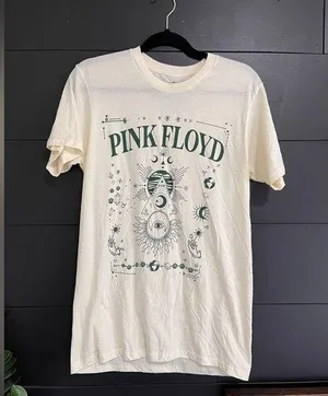 PINK FLOYD Cream Rock Band Tee Unisex T-Shirt Adult Sz M EUC thumbnail 1