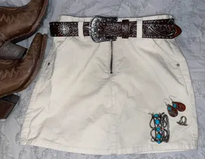 Sky And Sparrow Western Skirt thumbnail 1