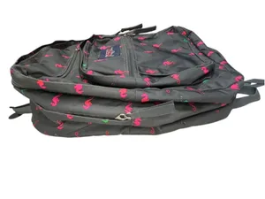 Jansport Grey And Pink Seahorse Print School Travel Laptop Book Bag Backpack thumbnail 5