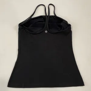 Lululemon Black Strappy Racerback Tank Top Size 6 thumbnail 2