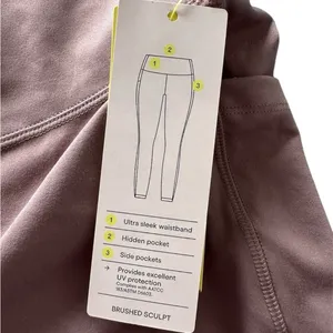 All in Motion Brushed Sculpted High Rise Dark Brown Leggings Size XXL thumbnail 5