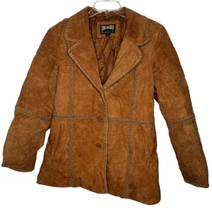 Vintage Images by Damselle Suede Jacket as‎ is thumbnail 4