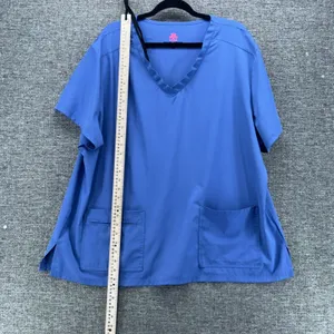 Natural Uniforms Womens Scrub Top Size 3X Cooling Medical Nursing Hospital Comfy thumbnail 7