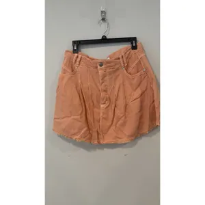 Anthropologie Pilcro Pleated Micro Denim Skirt Fall Festival Size 12 thumbnail 3