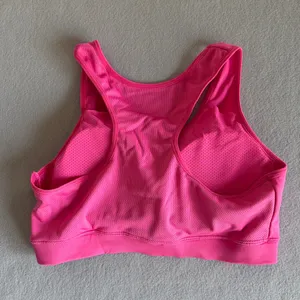 Women's NEW Pink Mesh Racer Back Sports Bra Size XL #260756 thumbnail 3