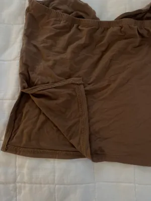 Amazon Brown  Strapless Cutout Top thumbnail 2