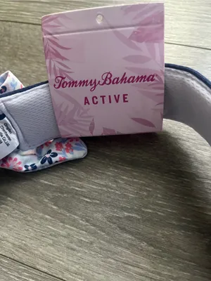NEW Tommy Bahama Active Navy Floral Sporty Tennis Golf Vacation Preppy Visor thumbnail 4