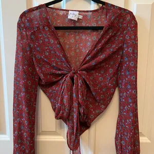 Princess Polly Waverley Floral Tie Up Blouse thumbnail 2