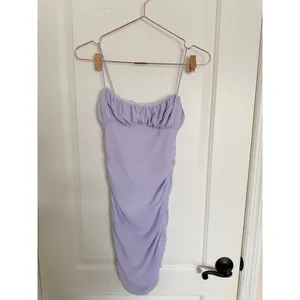 Princess Polly Mini Dress Women US 4 Lilac Purple Ruched Bodycon Spaghetti Strap thumbnail 3