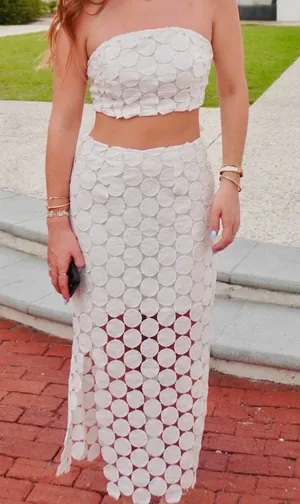 white two piece set  thumbnail 1