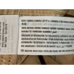 Abercrombie & Fitch Tan Beige Khaki Wide Leg Utility Cargo Pants Size 28 6 Short thumbnail 5