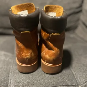 Timberland Waterproof Leather Lace-Up Combat Boots Brown Woman’s US 7.5 thumbnail 7