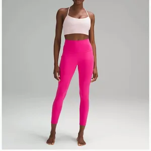 EUC lululemon Align High-Rise Pant with Pockets 25", Sonic Pink, Size 6 thumbnail 3