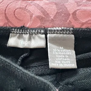 Apt.‎ 9 Active Wear Womens Black Wide Leg Yoga Pants Drawstring Graphic thumbnail 11