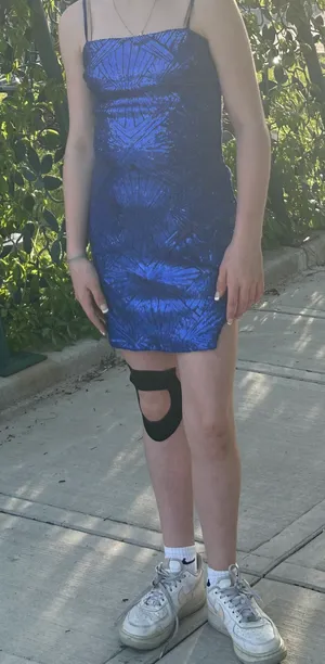 Macy's Blue Homecoming Dress thumbnail 11
