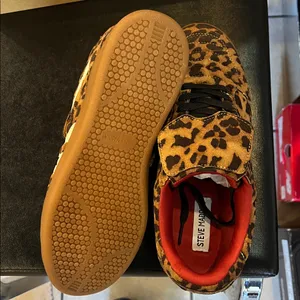 Steve Madden Leopard Print Sneakers with Red Accents thumbnail 6