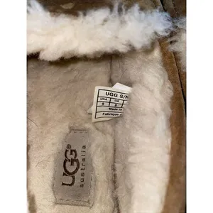 UGG Australia women Ascot‎ Chestnut Brown 5775 Suede Sheepskin Loafer Sz 9 thumbnail 5