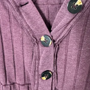 Free People We the Free In the Mix Ribbed Henley Large Buttons Comfy Casual S thumbnail 7