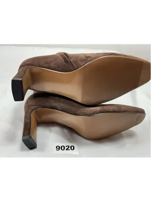 Womans New Knee High Fashion Boots 6 Cholate Brown Square Toe 1/4 Zip thumbnail 6