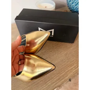 Marc Fisher Ltd Rosa Mules Womens Gold 6 thumbnail 3