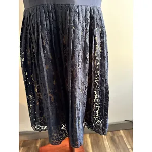 Eliza J Size 8 Navy Lace Dress Sleeveless Wedding Guest Cocktail Party Dress thumbnail 10