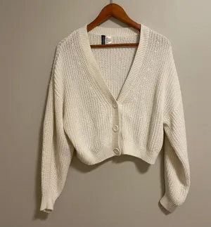 Divided Cream Cardigan thumbnail 2