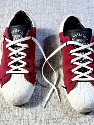 💥Adidas Y-3 Yohji Yamamoto Super Knot Chili Pepper Red Suede Sneakers W 6.5🧡 thumbnail 14
