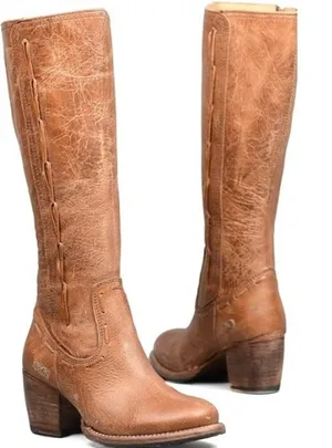 Bed | Stu Fate Tall Distressed Leather Cobbler Series Boots Women's Sz. 6 thumbnail 1