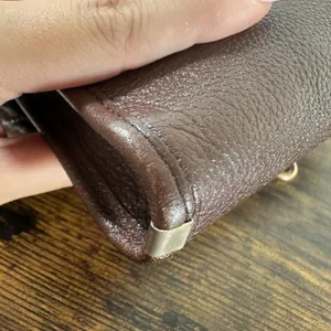 Yves Saint Laurent Vintage Shoulder Bag Small Brown Leather YSL thumbnail 7