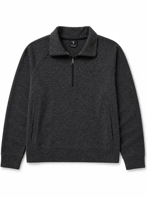 Nike Women’s Therma-FIT 1/4 Zip Pullover Gray Fleece Sweatshirt Large L thumbnail 2