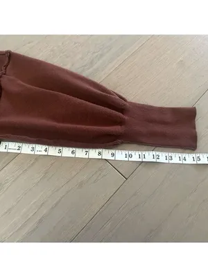 Sweater Set Women's Two Piece Long Sleeve Knit Top Brown thumbnail 10