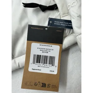 The North Face Women's 1996 Retro Nuptse Puffer 700 Down White Black NWT Medium thumbnail 6