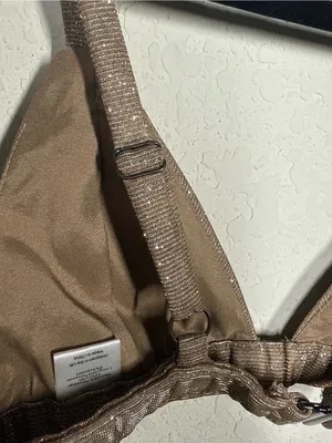 SLA The Label Gold Astrid Bralette Top Size Small thumbnail 4