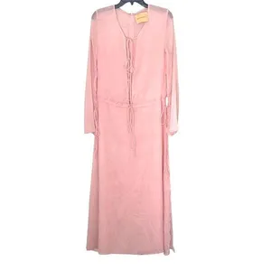 BUBISH Revolve Charlotte Sheer Maxi‎ Dress in Blush Size Medium thumbnail 2