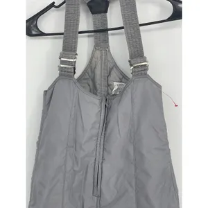 Vtg JC Killy Bib Overalls Women 10 Gray Ski‎ Insolated Quilted Snow Suspenders thumbnail 2